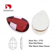 DZ-1713 drop flat back crystal rhinestones decorative for jewelry 